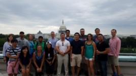 The group in front of the Capitol Building