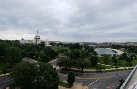 The view of the Capitol from the GR office